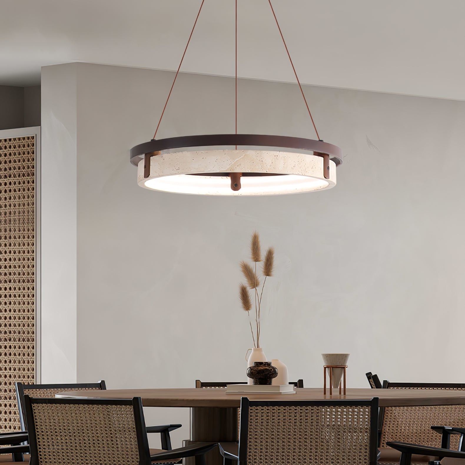 Veraearae Travertine Pendant Light - Blowlighting