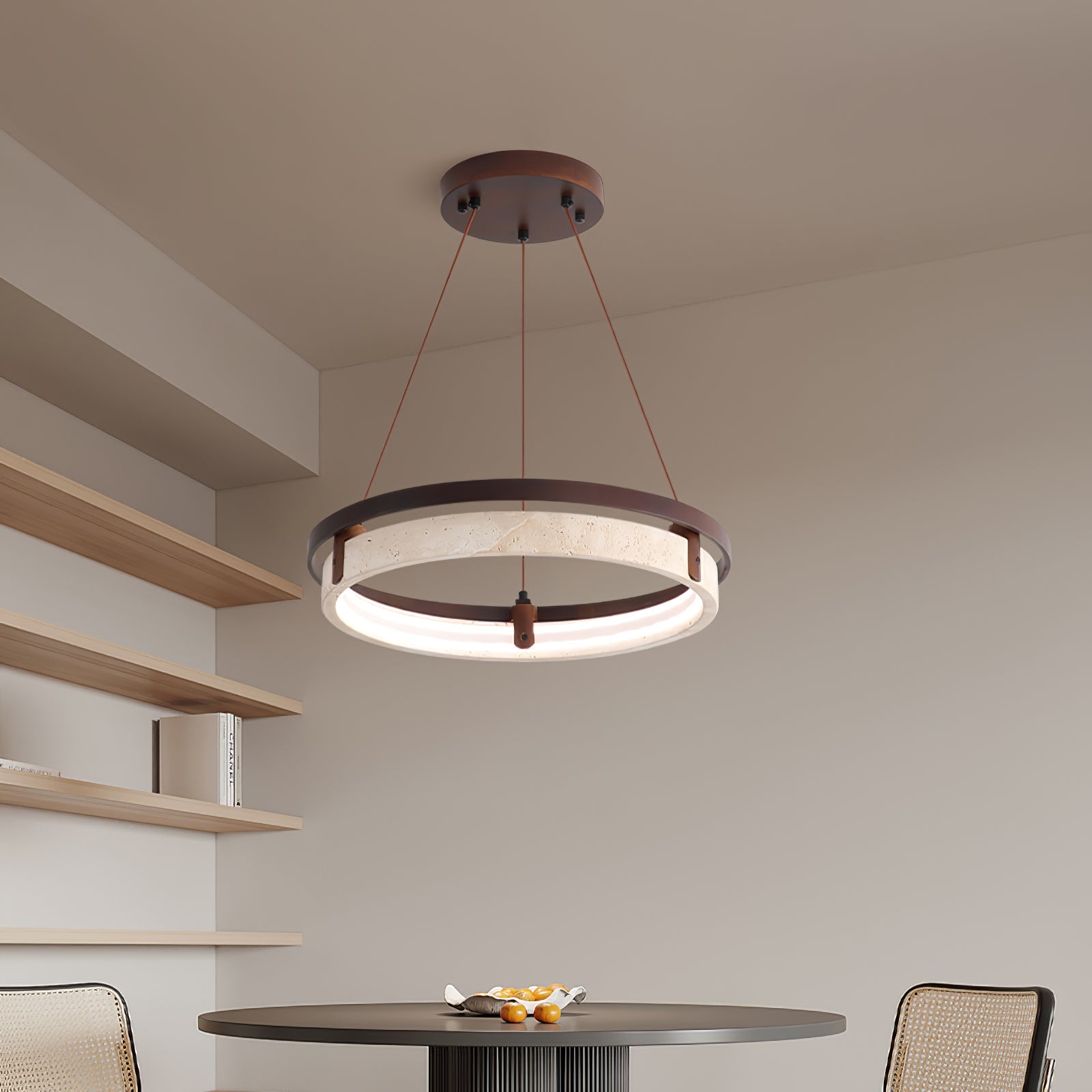 Veraearae Travertine Pendant Light - Blowlighting