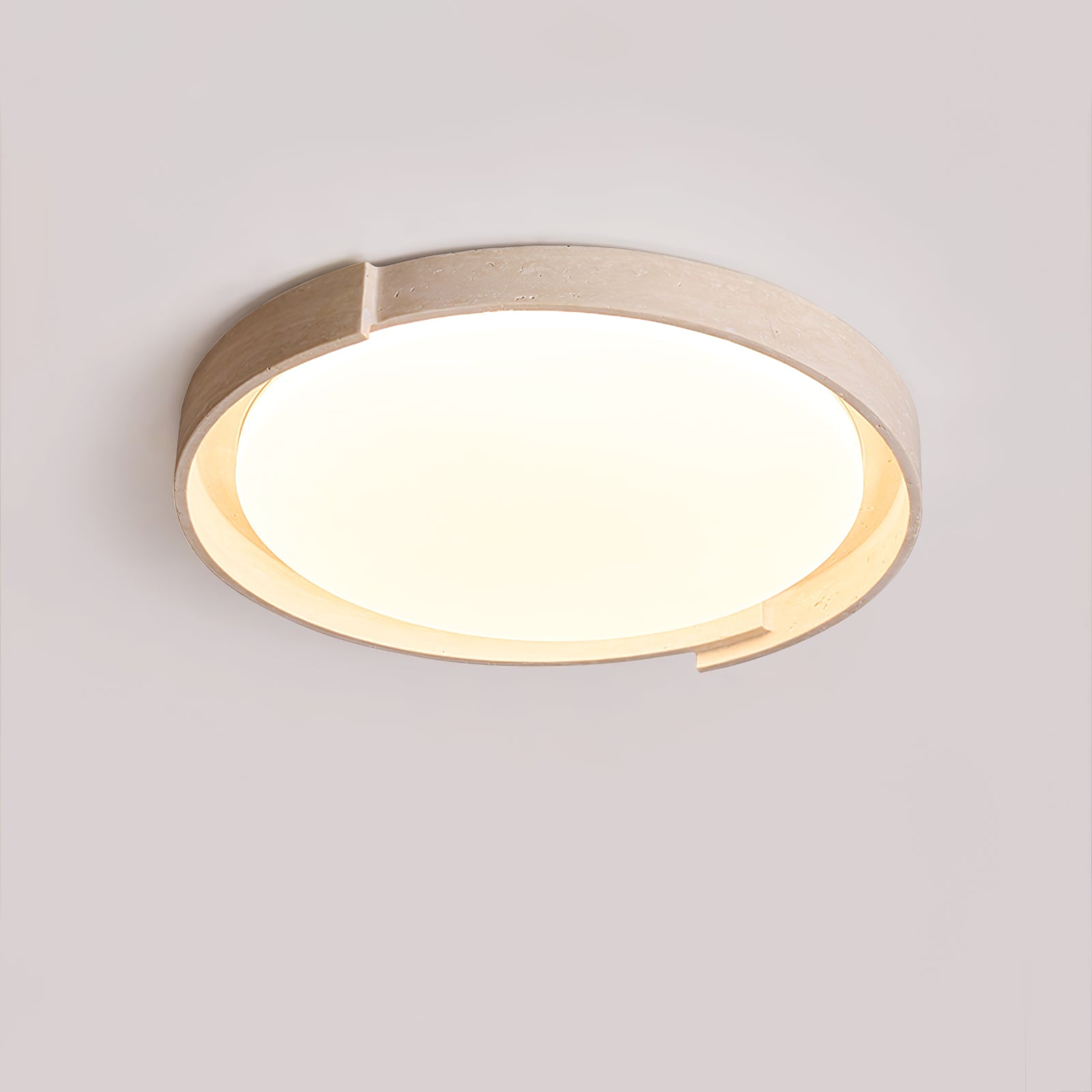 Zevinarae Travertine Ceiling Light - Blowlighting