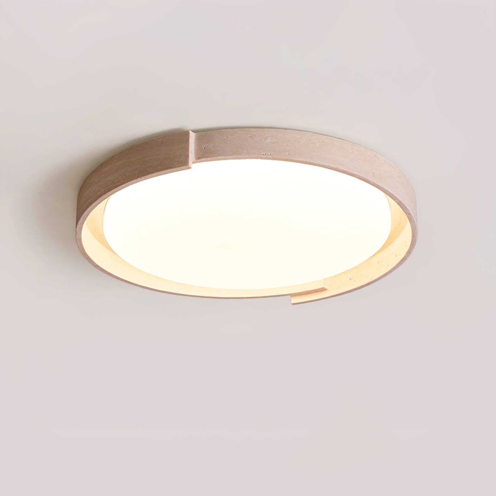 Zevinarae Travertine Ceiling Light - Blowlighting