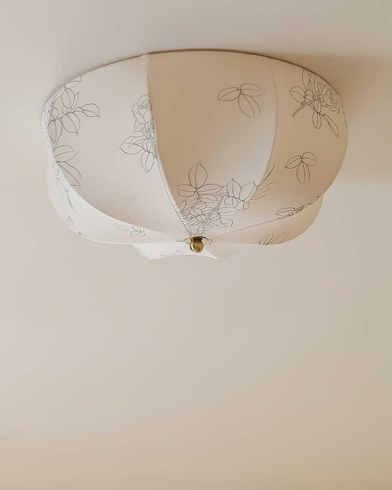 Orchid Fabric Ceiling Lamp - Blowlighting
