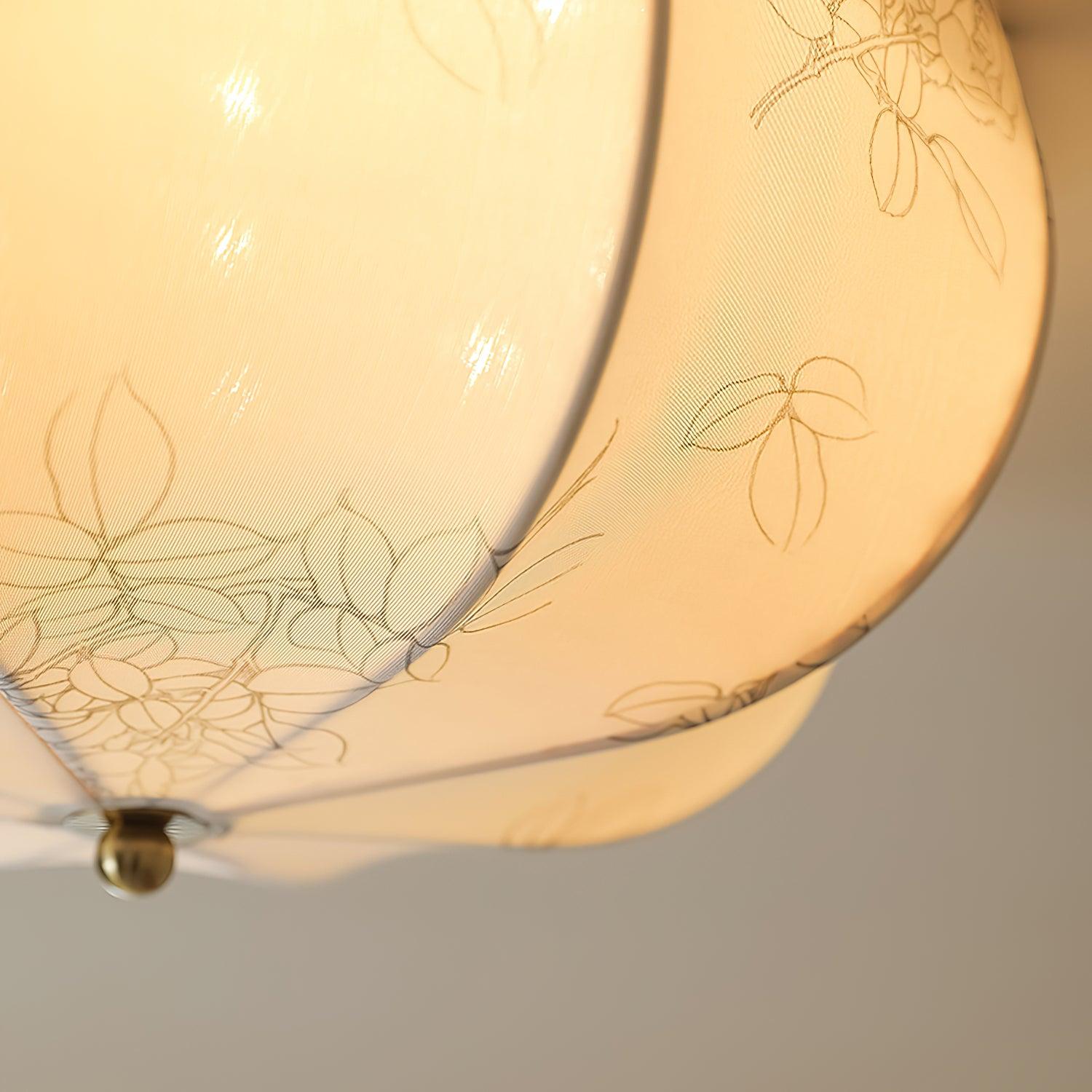 Orchid Fabric Ceiling Lamp - Blowlighting