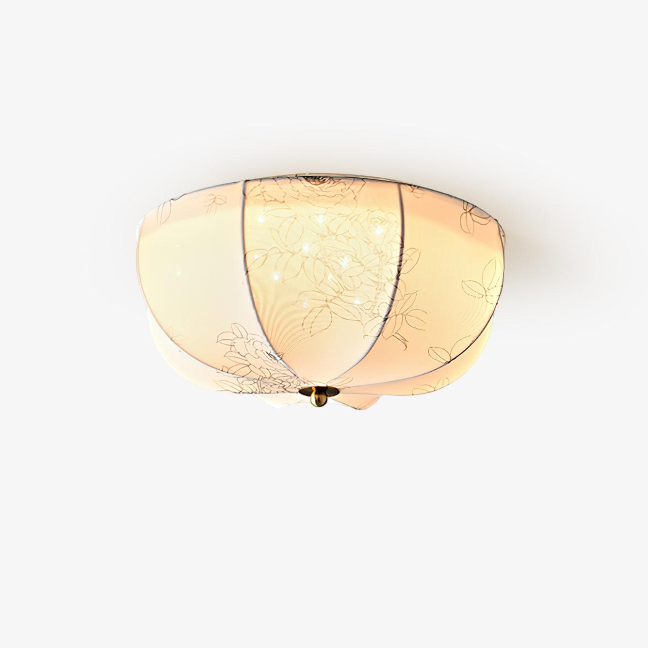 Orchid Fabric Ceiling Lamp - Blowlighting