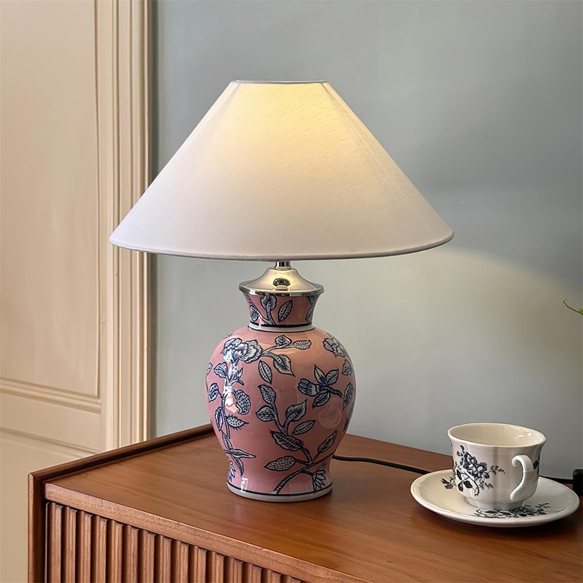 Orchid Vintage Ceramics Mist Table Light