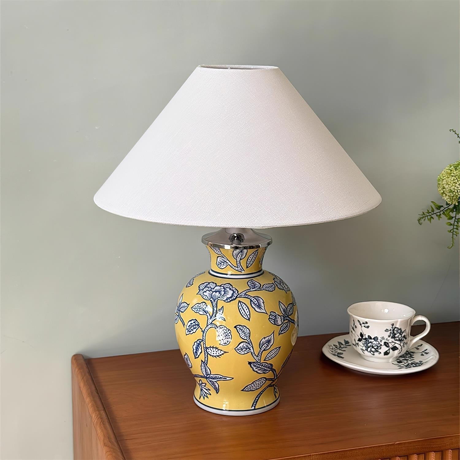 Orchid Vintage Ceramics Mist Table Light