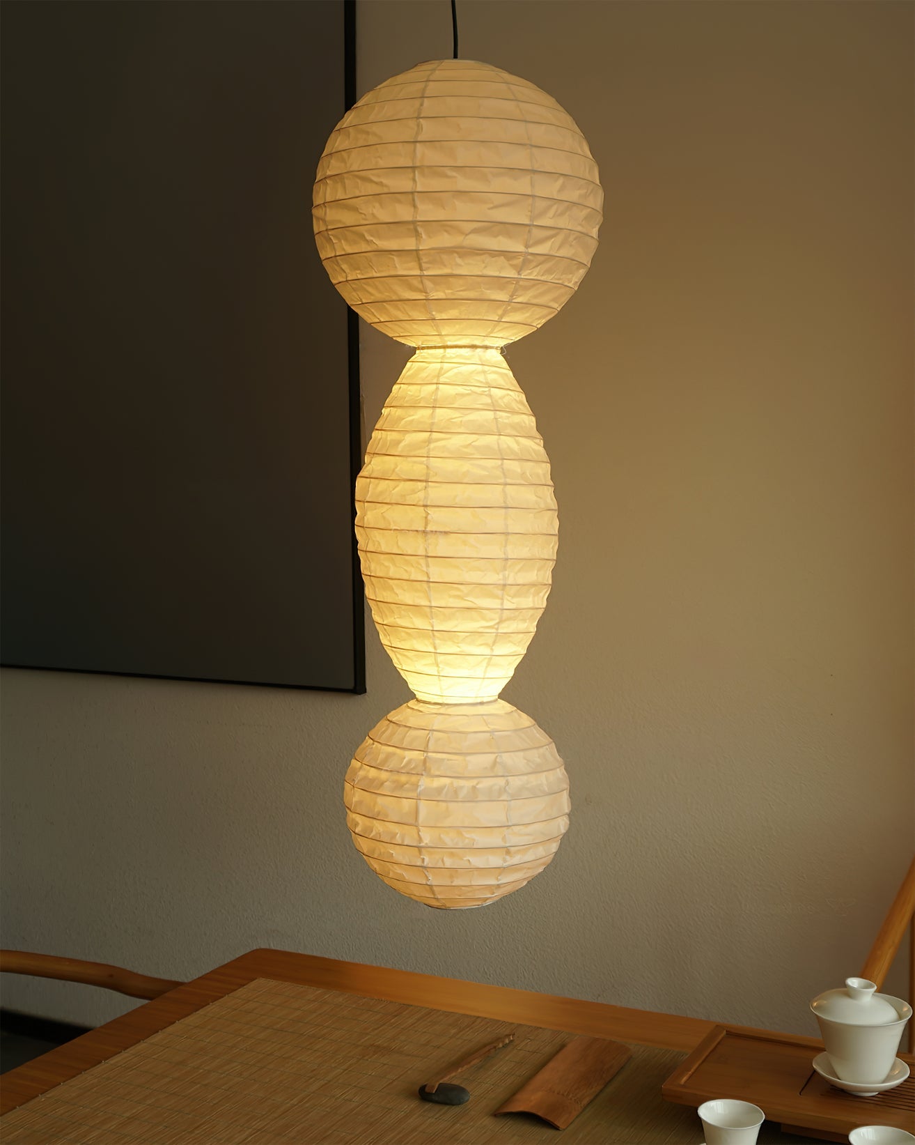 Ori Lantern Series Swag Pendant Lamp - Blowlighting