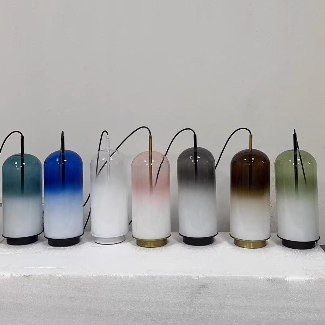Oria Dopamine Colors Glass Drop Pendant Light