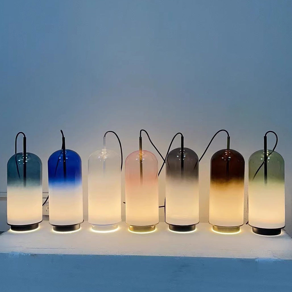 Oria Dopamine Colors Glass Drop Pendant Light