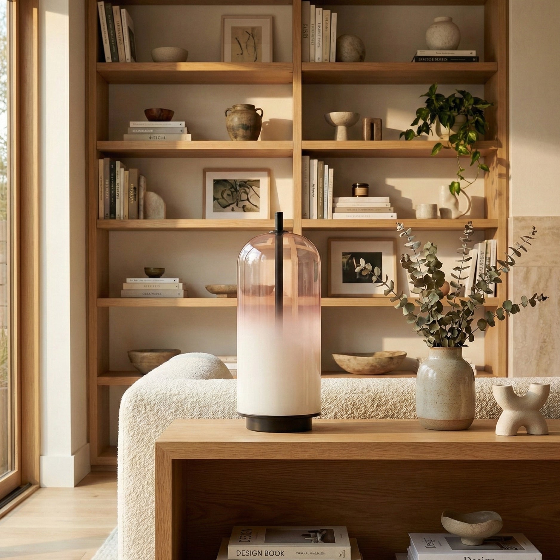 Oria Dopamine Colors Glass Drop Table Light