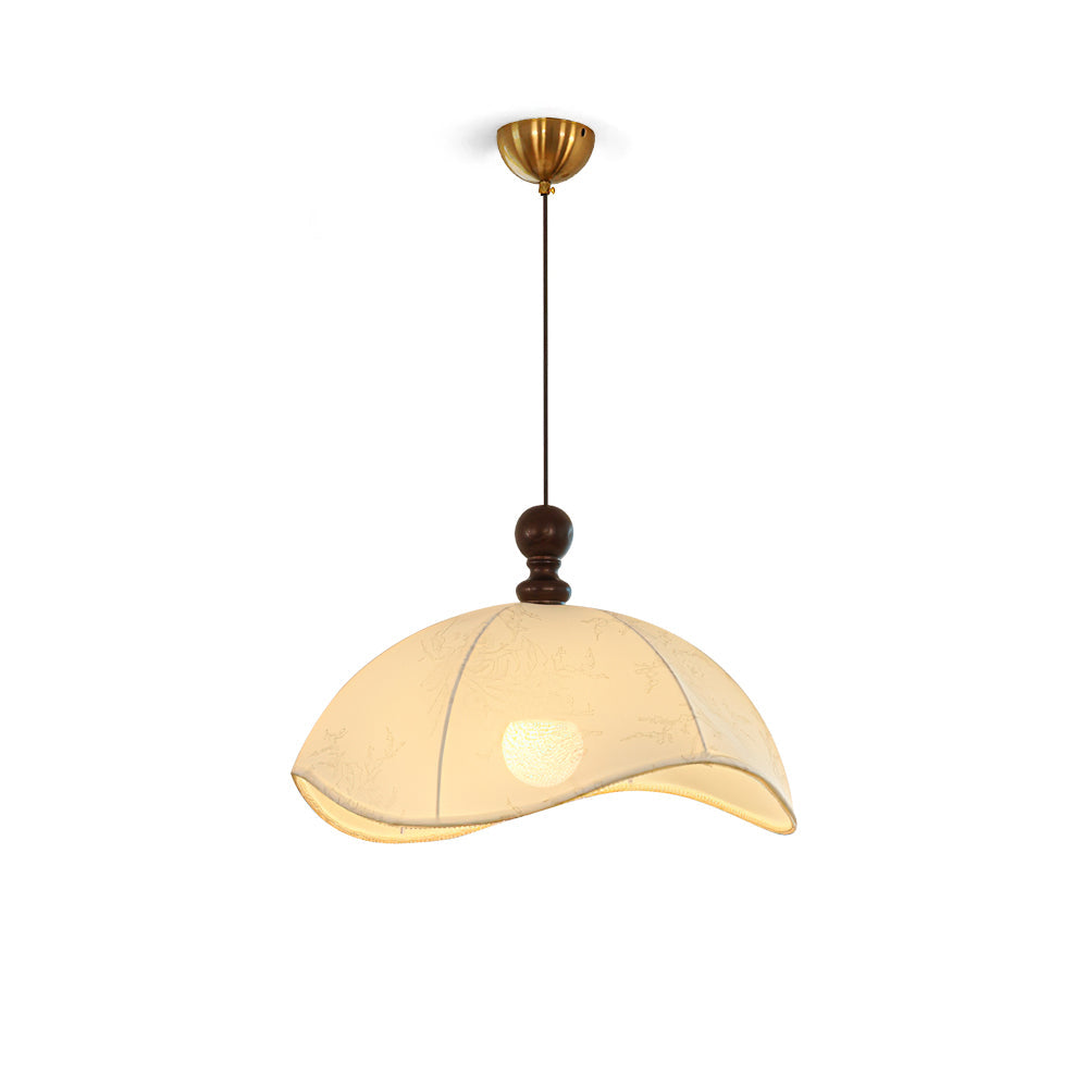 Oriente Modern Fabric Pendant Light