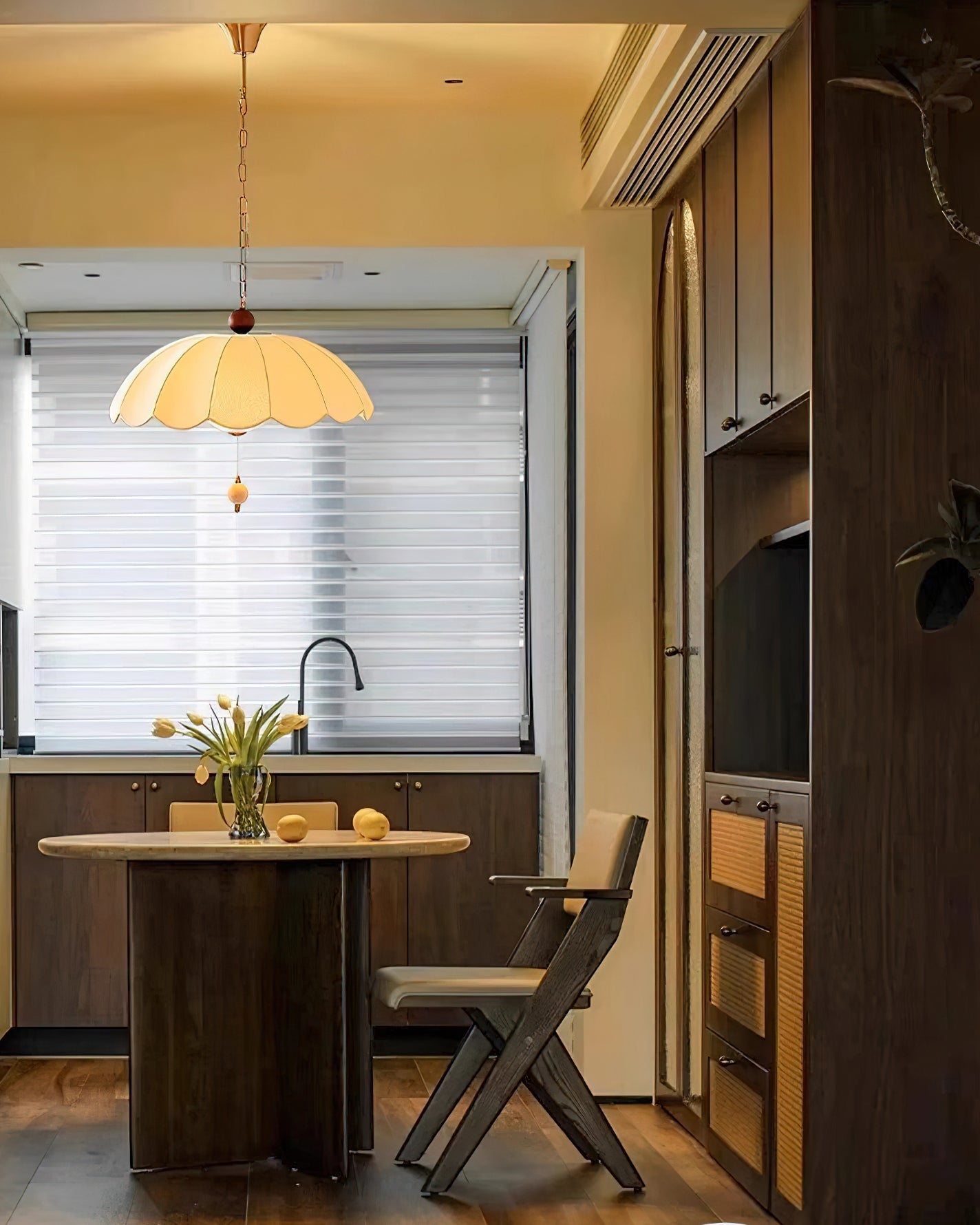 Oriente Vintage Fabric Pendant Light