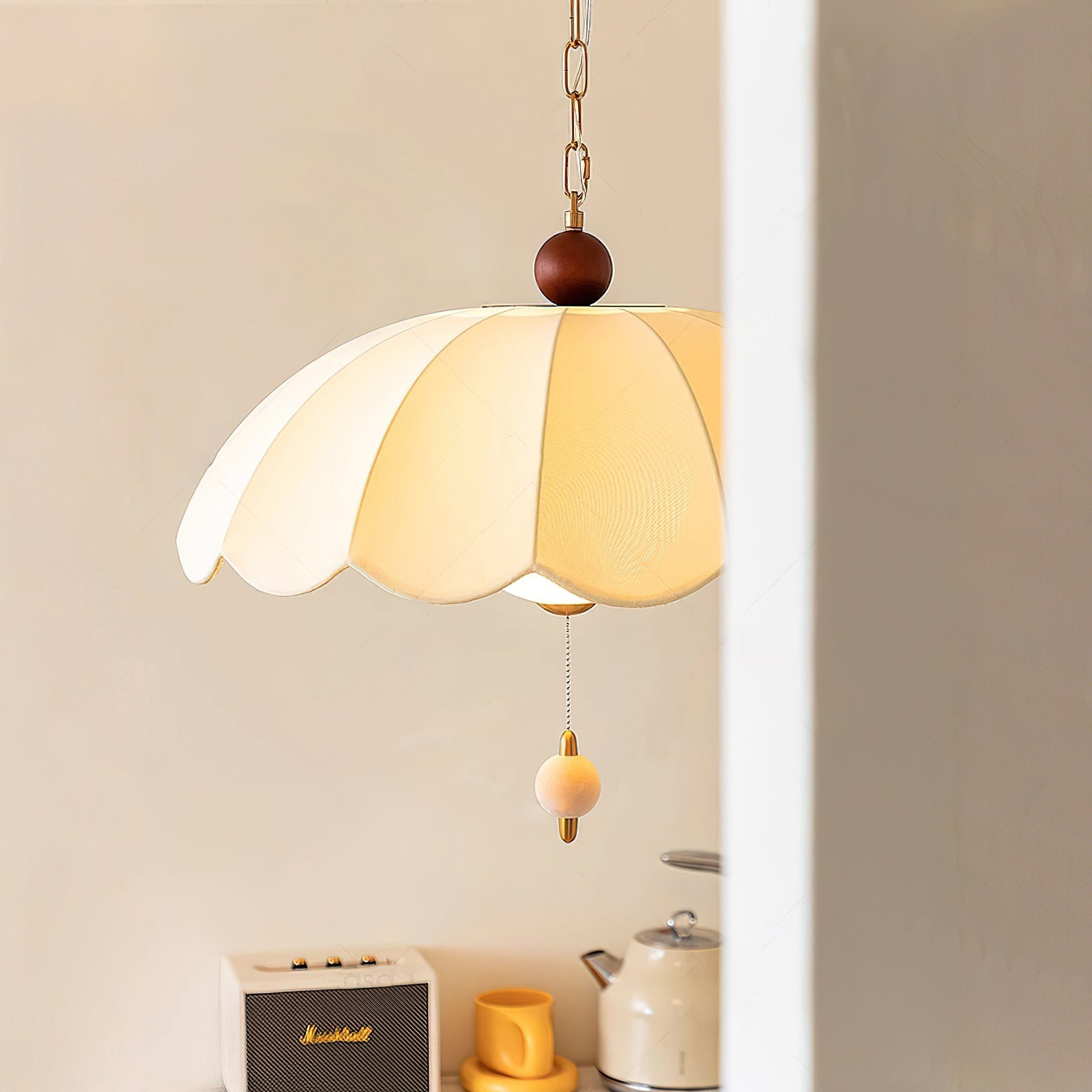 Oriente Vintage Fabric Pendant Light