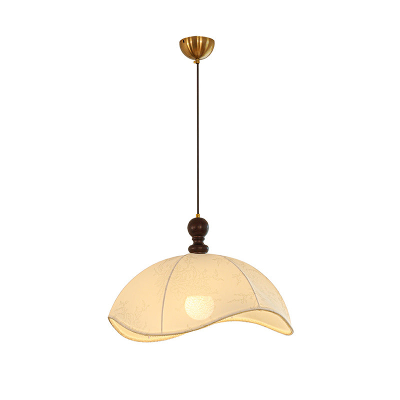 Oriente Modern Fabric Pendant Light