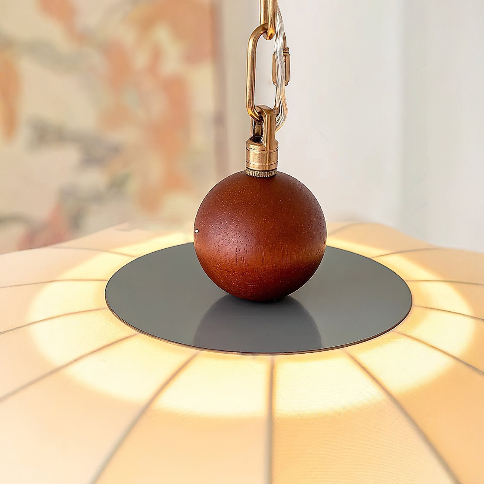 Oriente Vintage Fabric Pendant Light