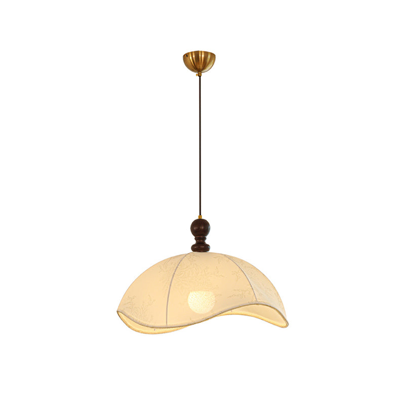 Oriente Modern Fabric Pendant Light