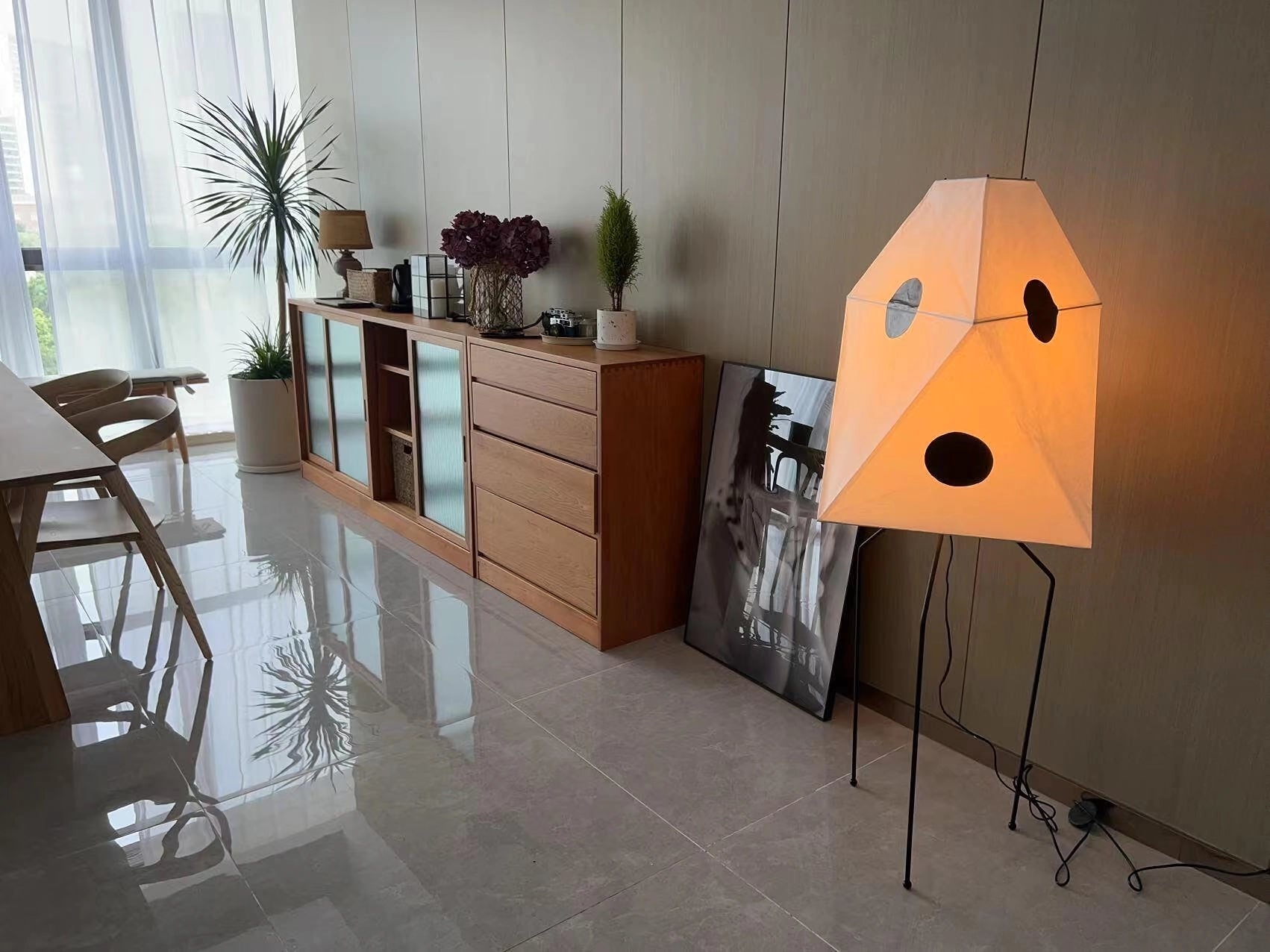 Origami Lantern Floor Lamp - Blowlighting