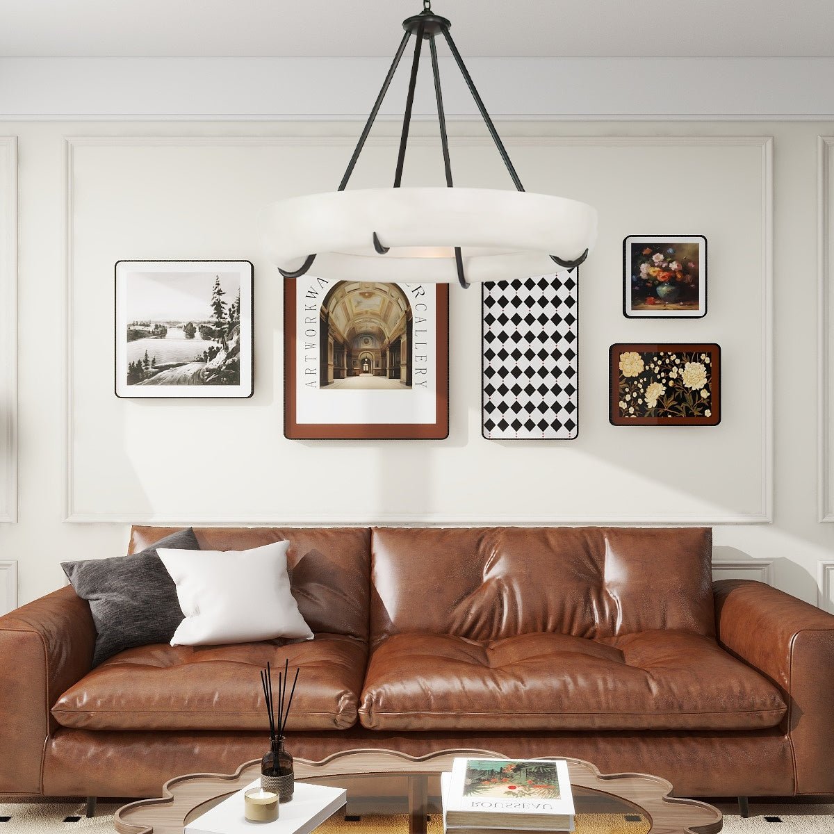 Daria Modern Alabaster Pendant Light - Blowlighting