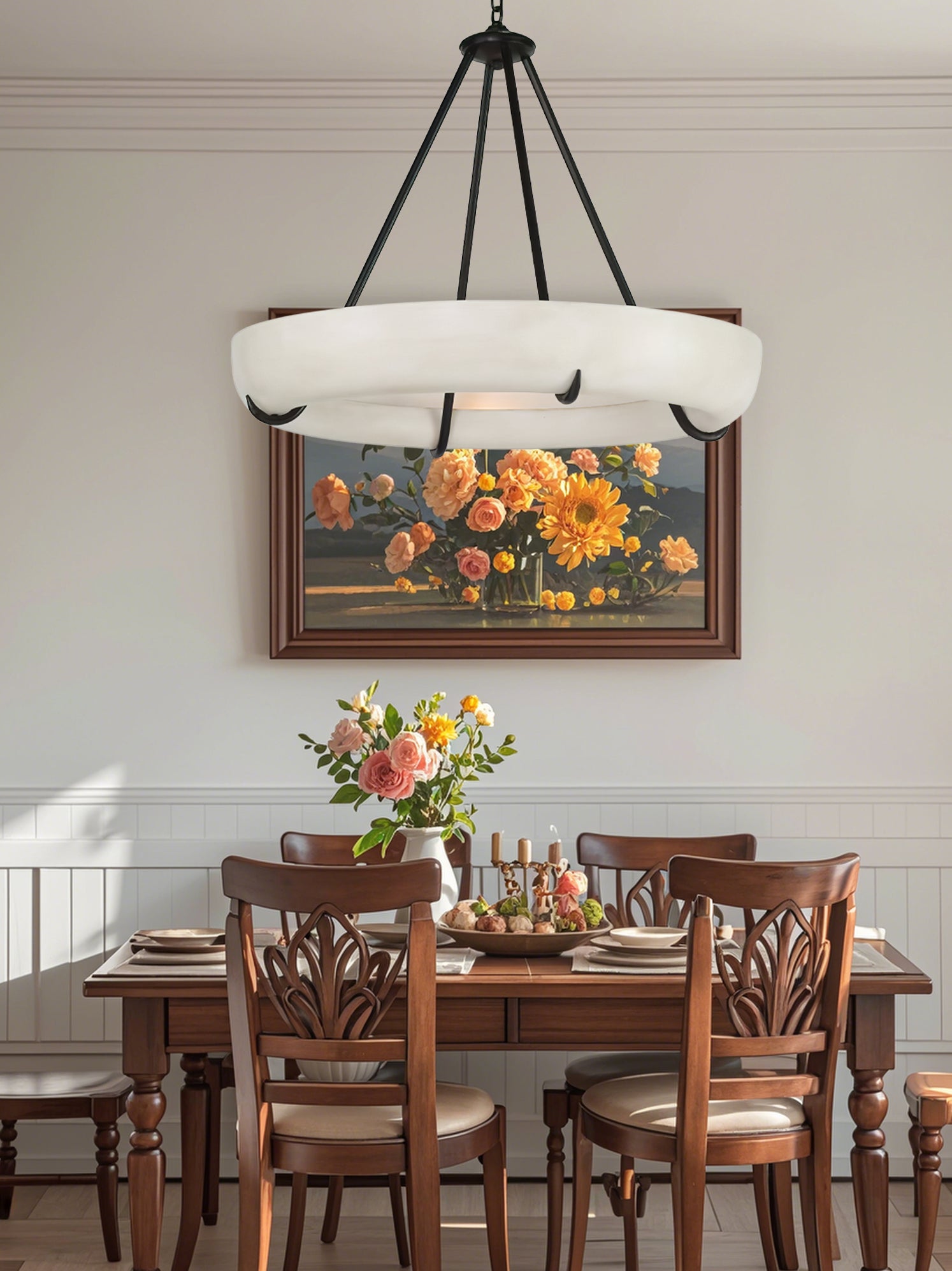 Daria Modern Alabaster Pendant Light - Blowlighting