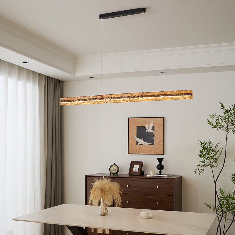 Oriona Linear Island Pendant Lamp - Blowlighting