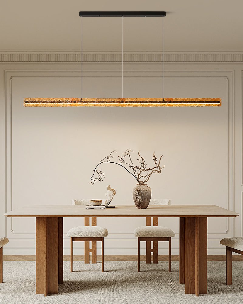 Oriona Linear Island Pendant Lamp - Blowlighting