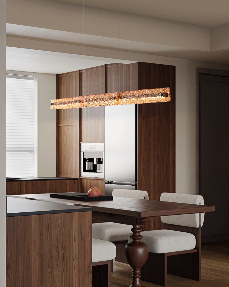 Oriona Linear Island Pendant Lamp - Blowlighting