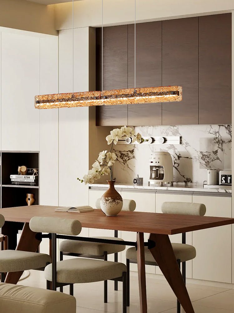 Oriona Linear Island Pendant Lamp - Blowlighting
