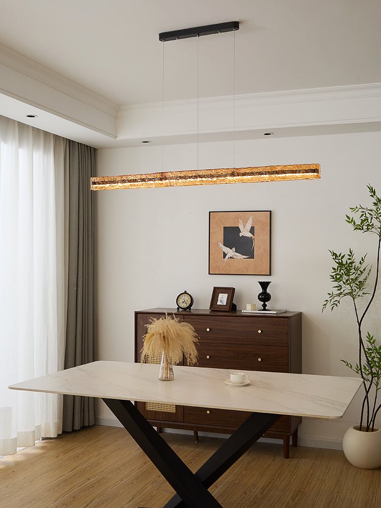 Oriona Linear Island Pendant Lamp - Blowlighting