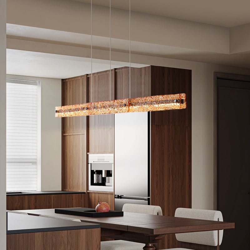Oriona Linear Island Pendant Lamp - Blowlighting