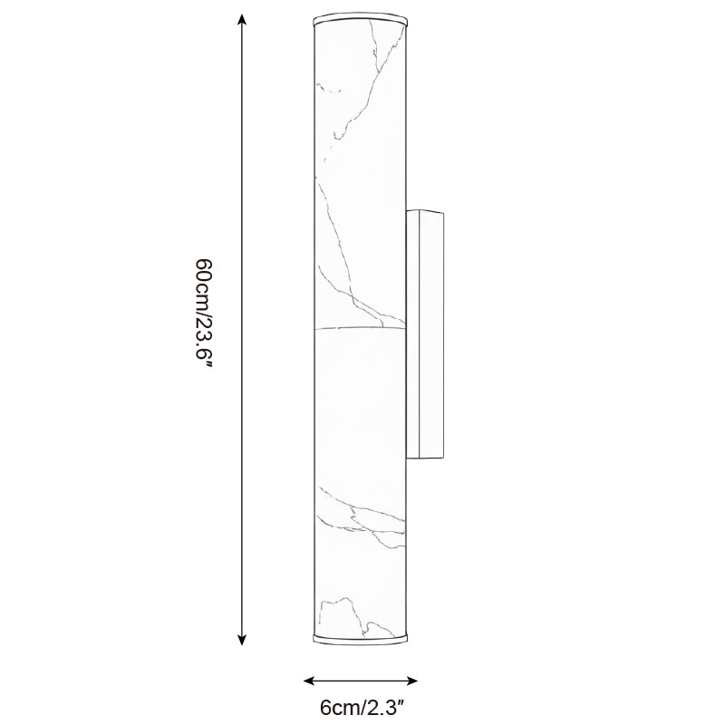 Orisel Minimalist Alabaster Wall Light