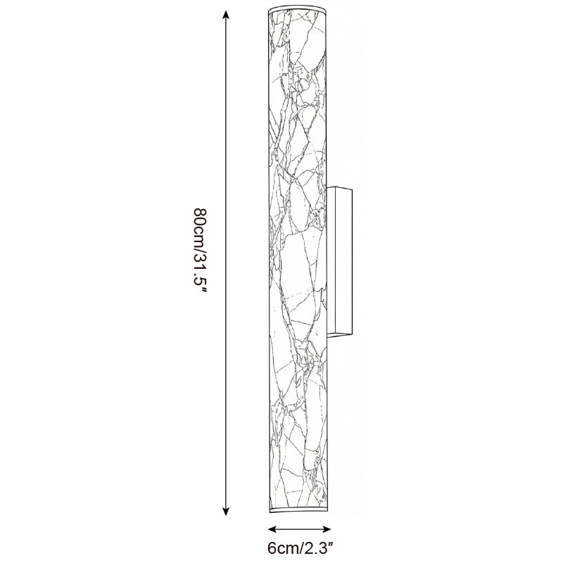 Orisel Minimalist Alabaster Wall Light