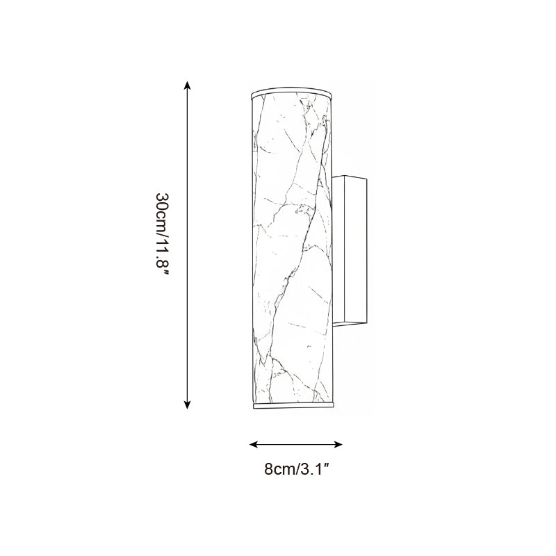 Orisel Minimalist Alabaster Wall Light