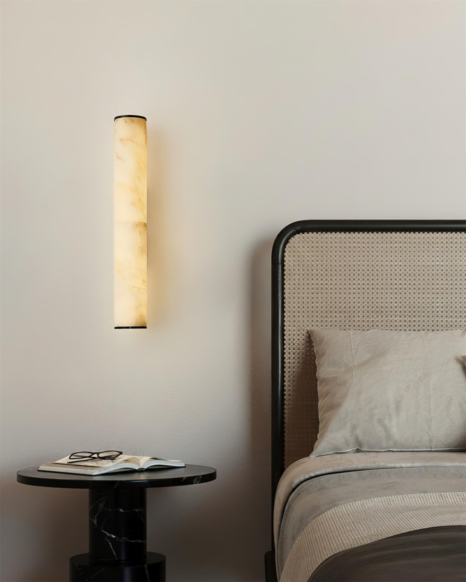 Orisel Minimalist Alabaster Wall Light