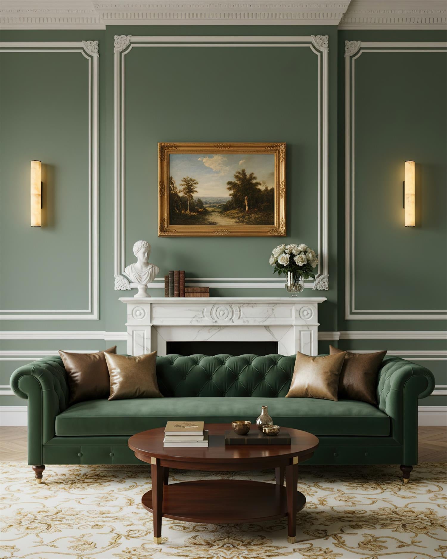 Orisel Minimalist Alabaster Wall Light