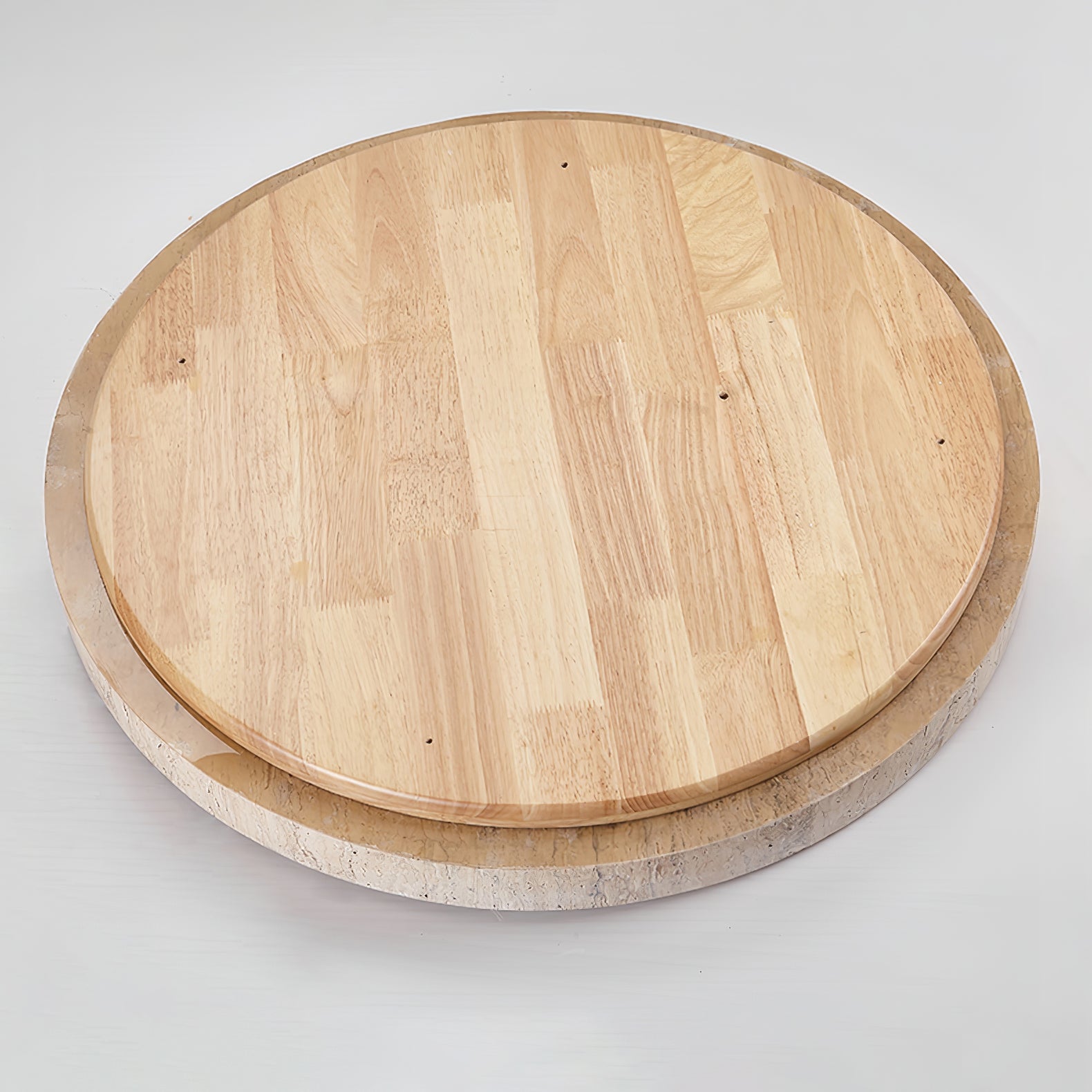 Kathy Travertine Round Ceiling Light - Blowlighting