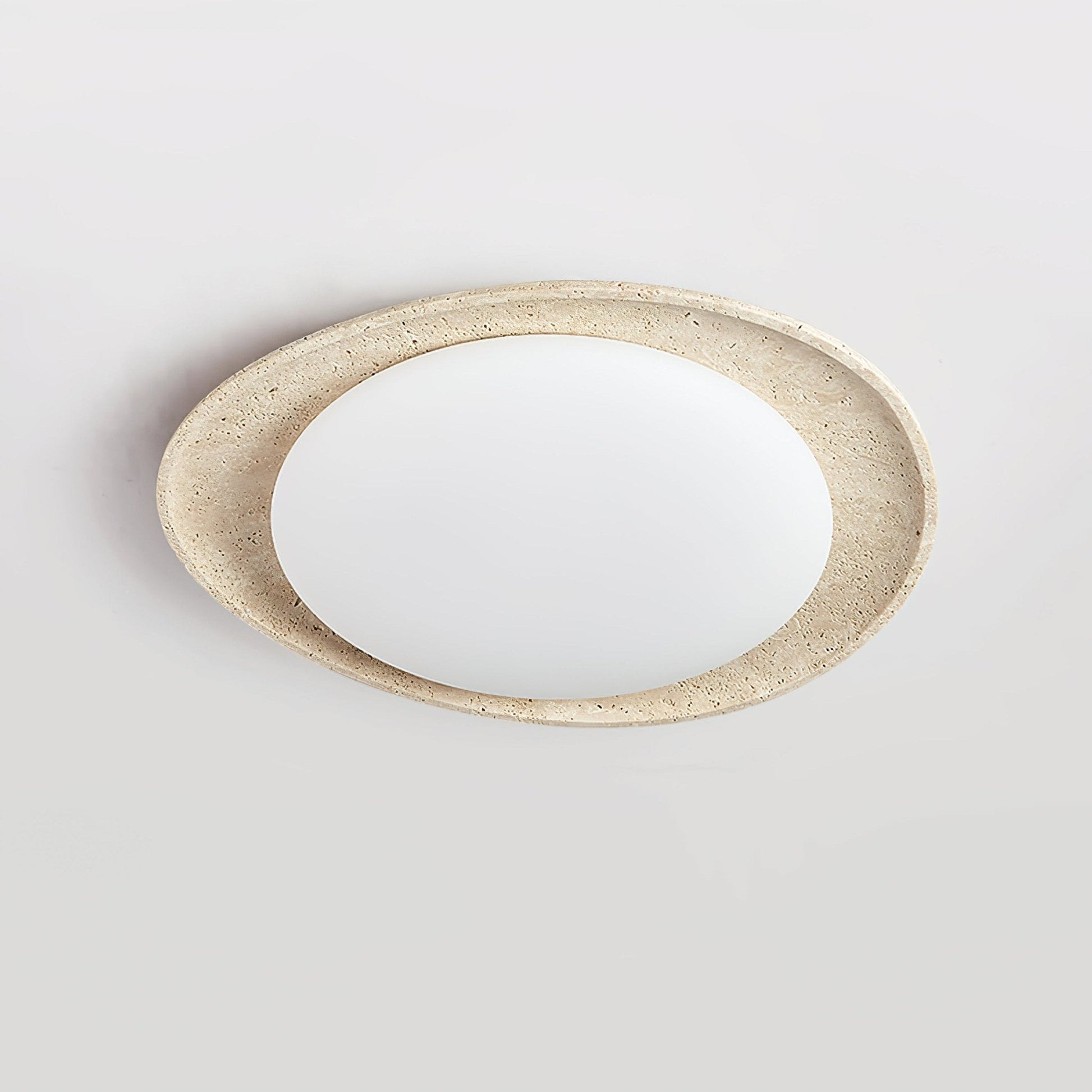 Cunorarae Organic Travertine Ceiling Light - Blowlighting