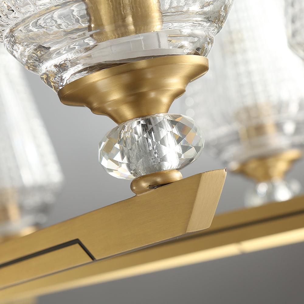 Orrefors Brass Chandelier - Blowlighting