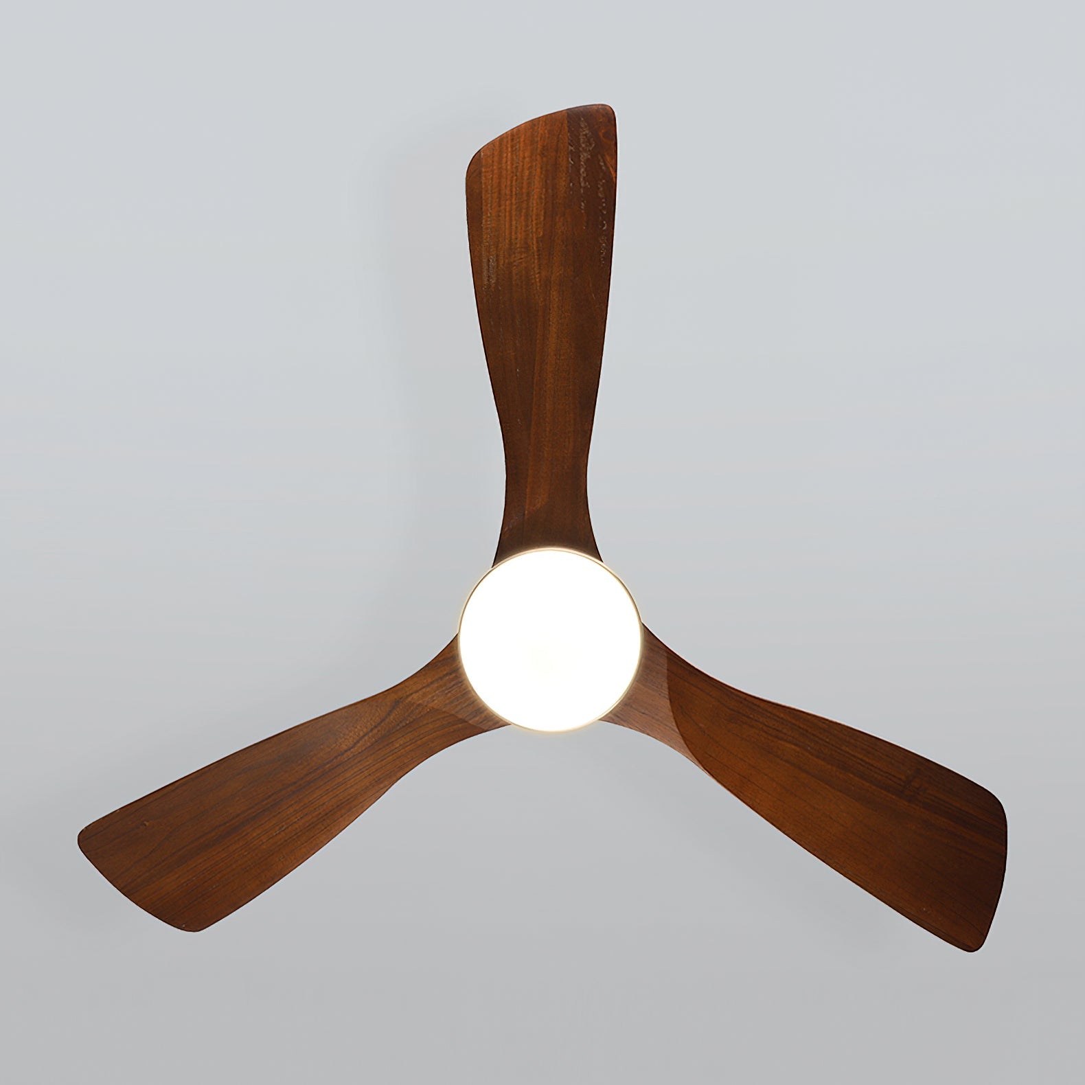 Orren Modern Wood Ceiling Fan Light