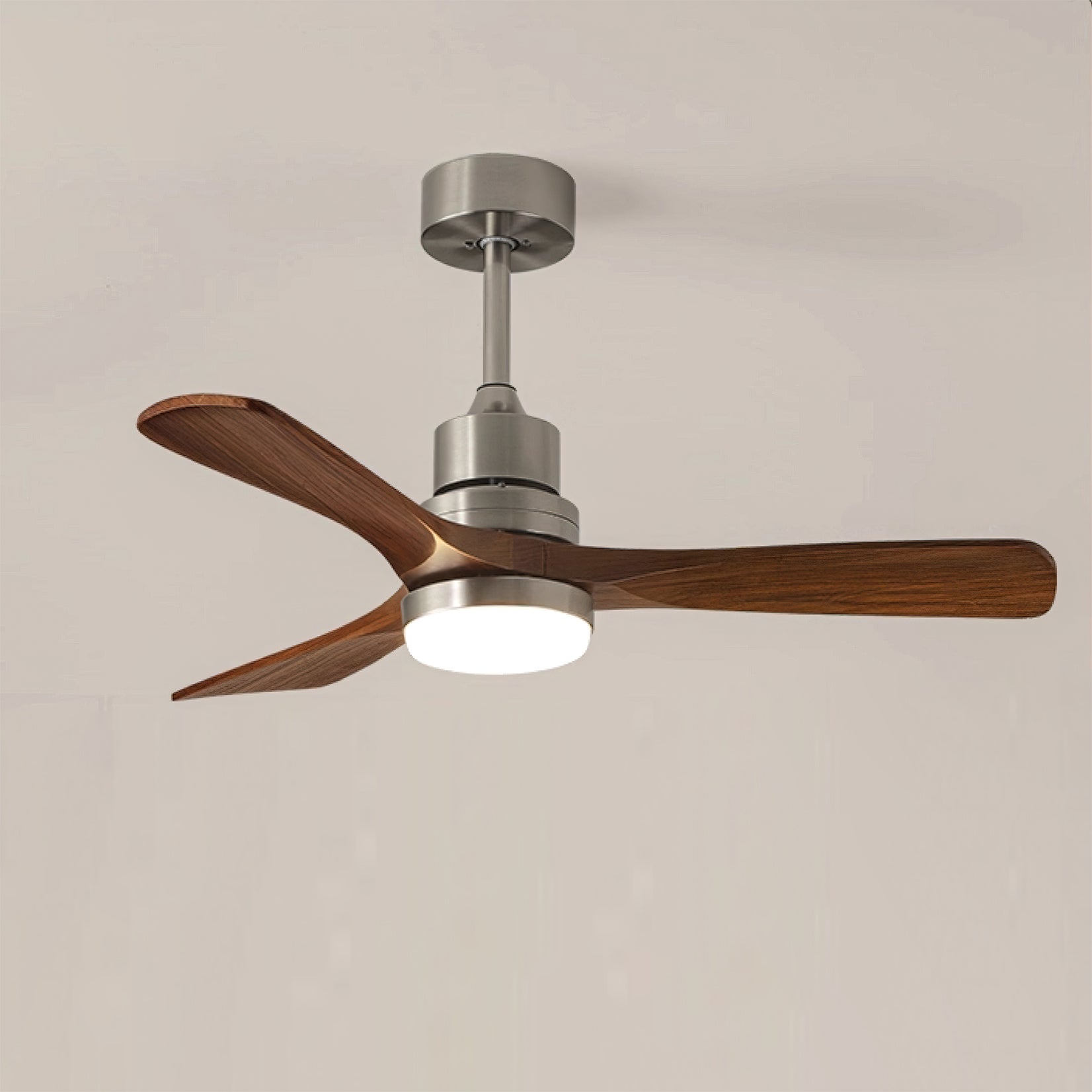 Orren Modern Wood Ceiling Fan Light
