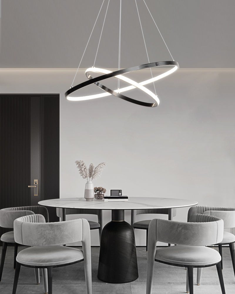 Orrery Rings Chandelier - Blowlighting