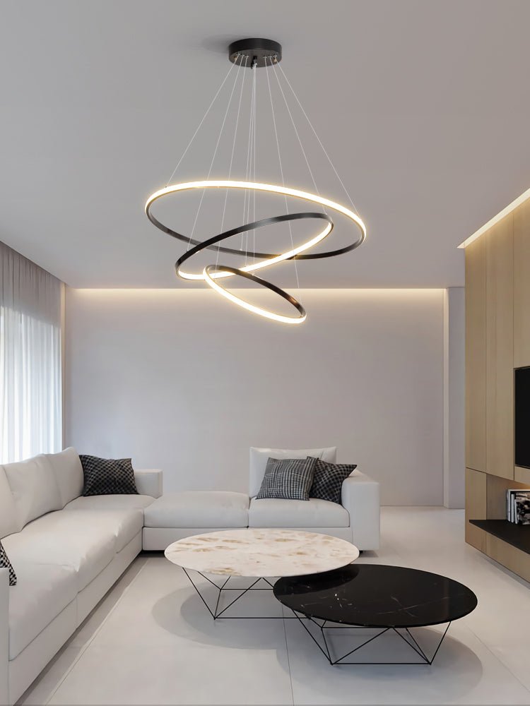 Orrery Rings Chandelier - Blowlighting