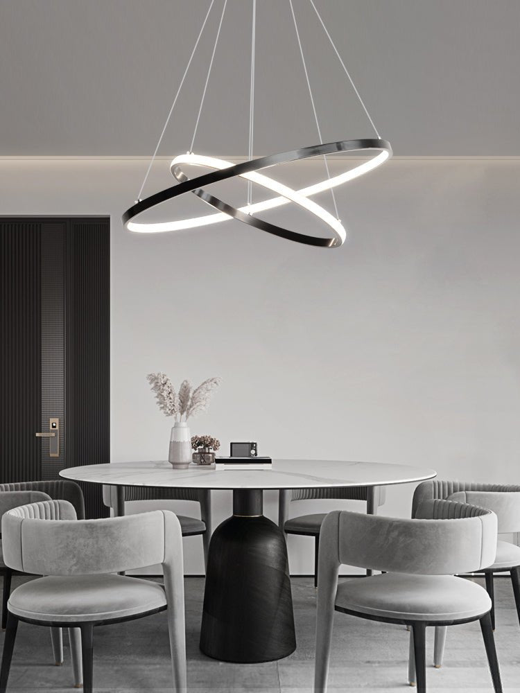 Orrery Rings Chandelier - Blowlighting