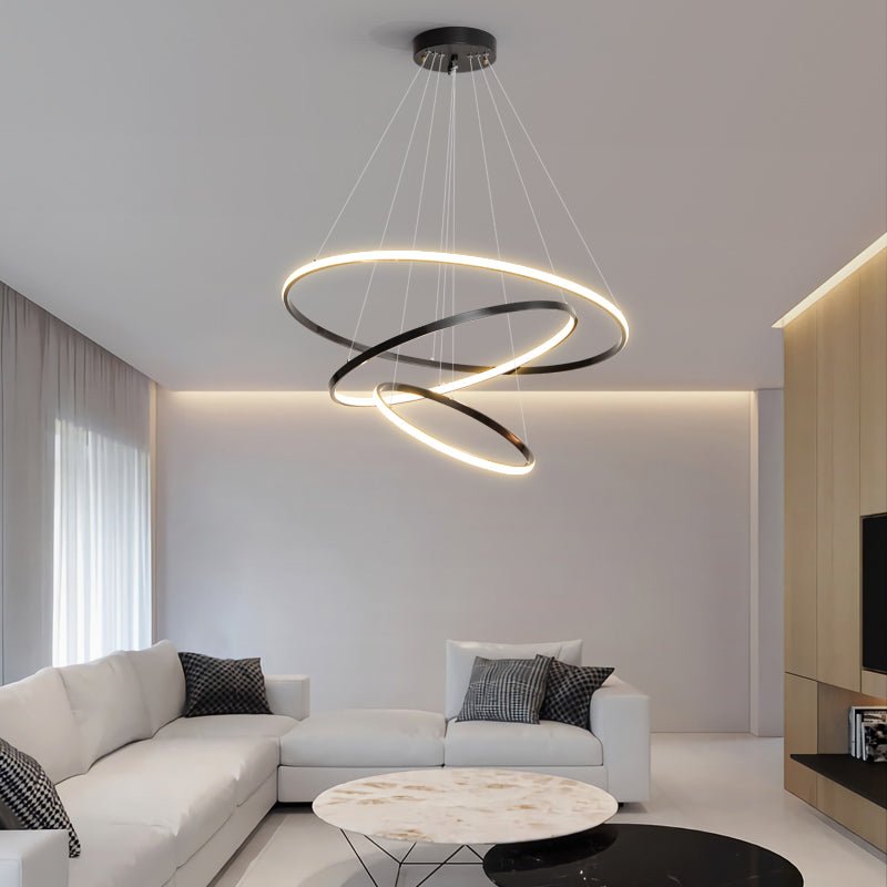 Orrery Rings Chandelier - Blowlighting