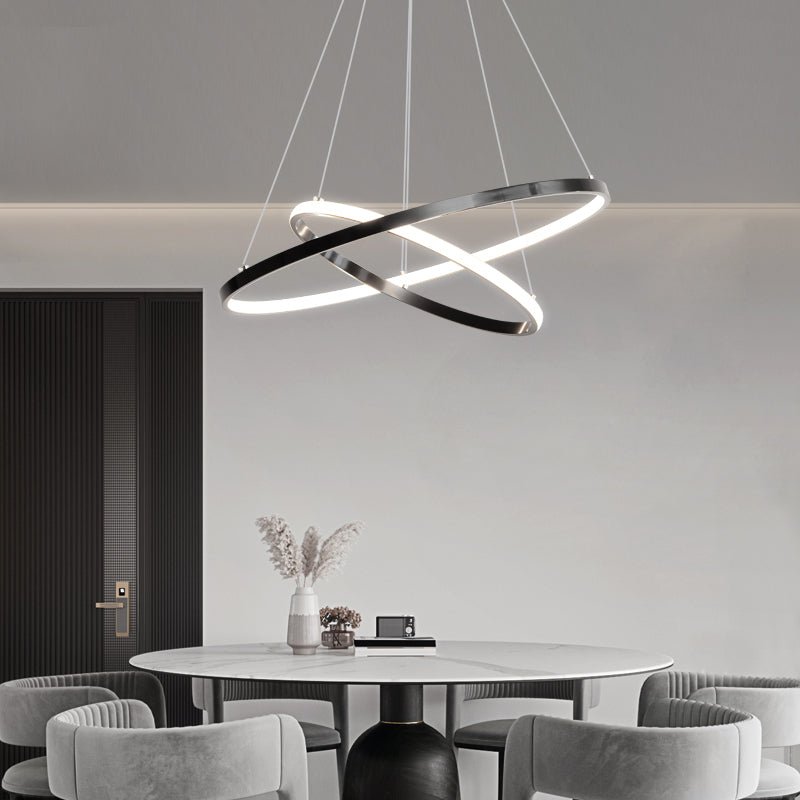 Orrery Rings Chandelier - Blowlighting