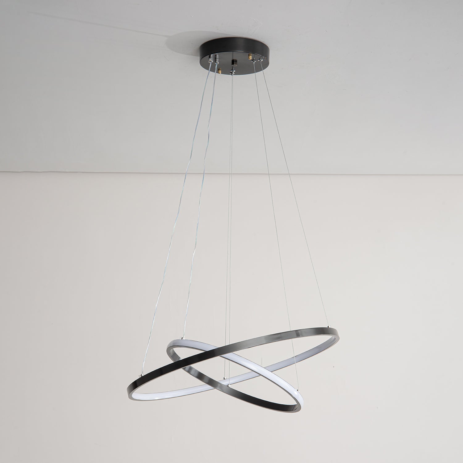 Orrery Rings Chandelier - Blowlighting