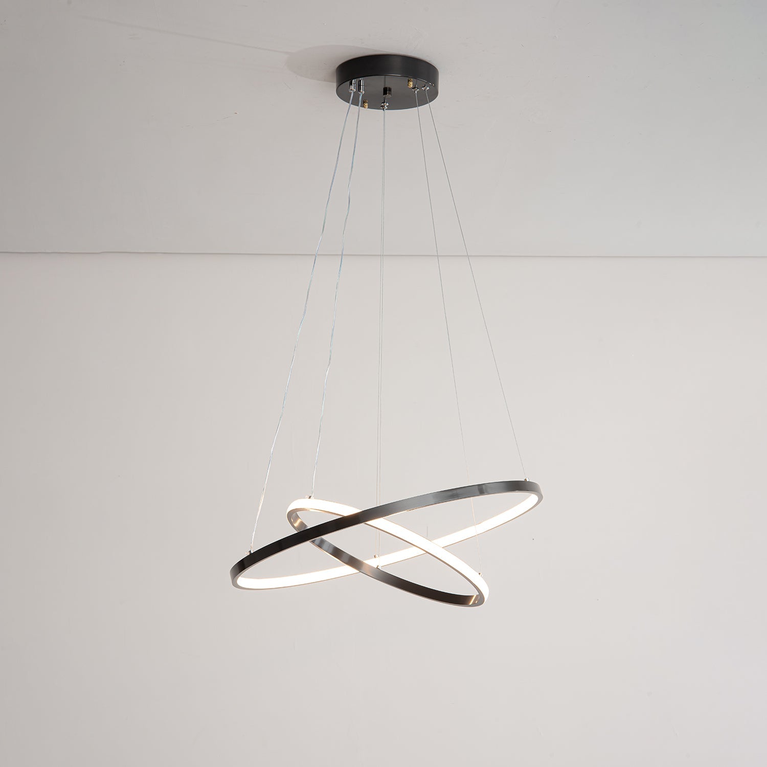 Orrery Rings Chandelier - Blowlighting