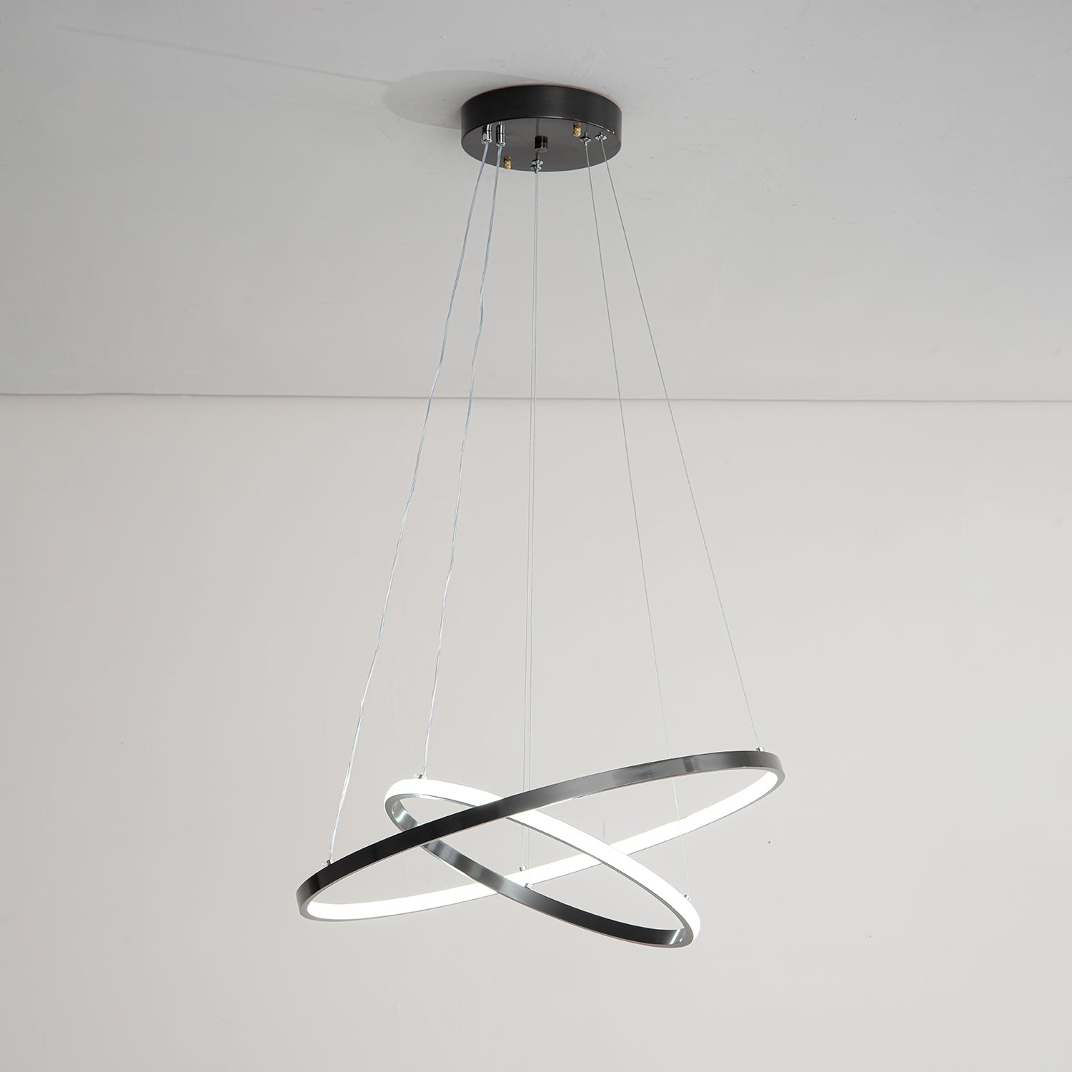 Orrery Rings Chandelier - Blowlighting