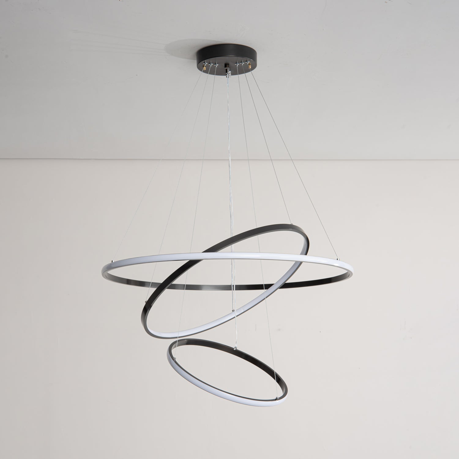 Orrery Rings Chandelier - Blowlighting