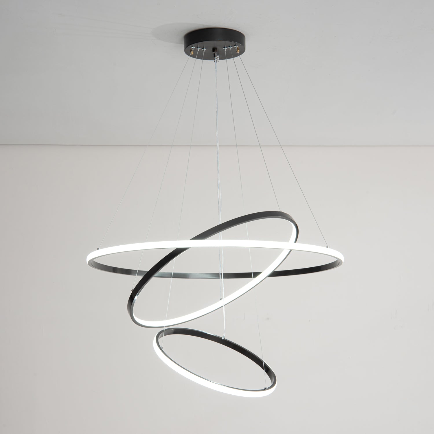 Orrery Rings Chandelier - Blowlighting