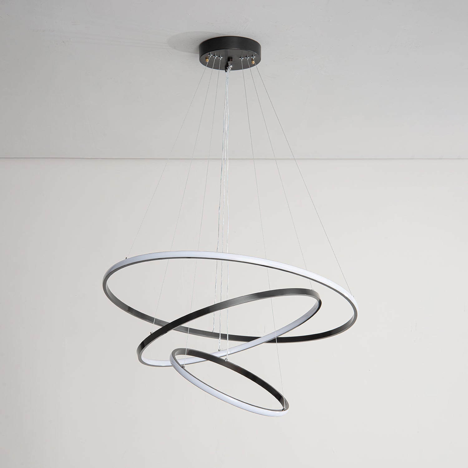 Orrery Rings Chandelier - Blowlighting