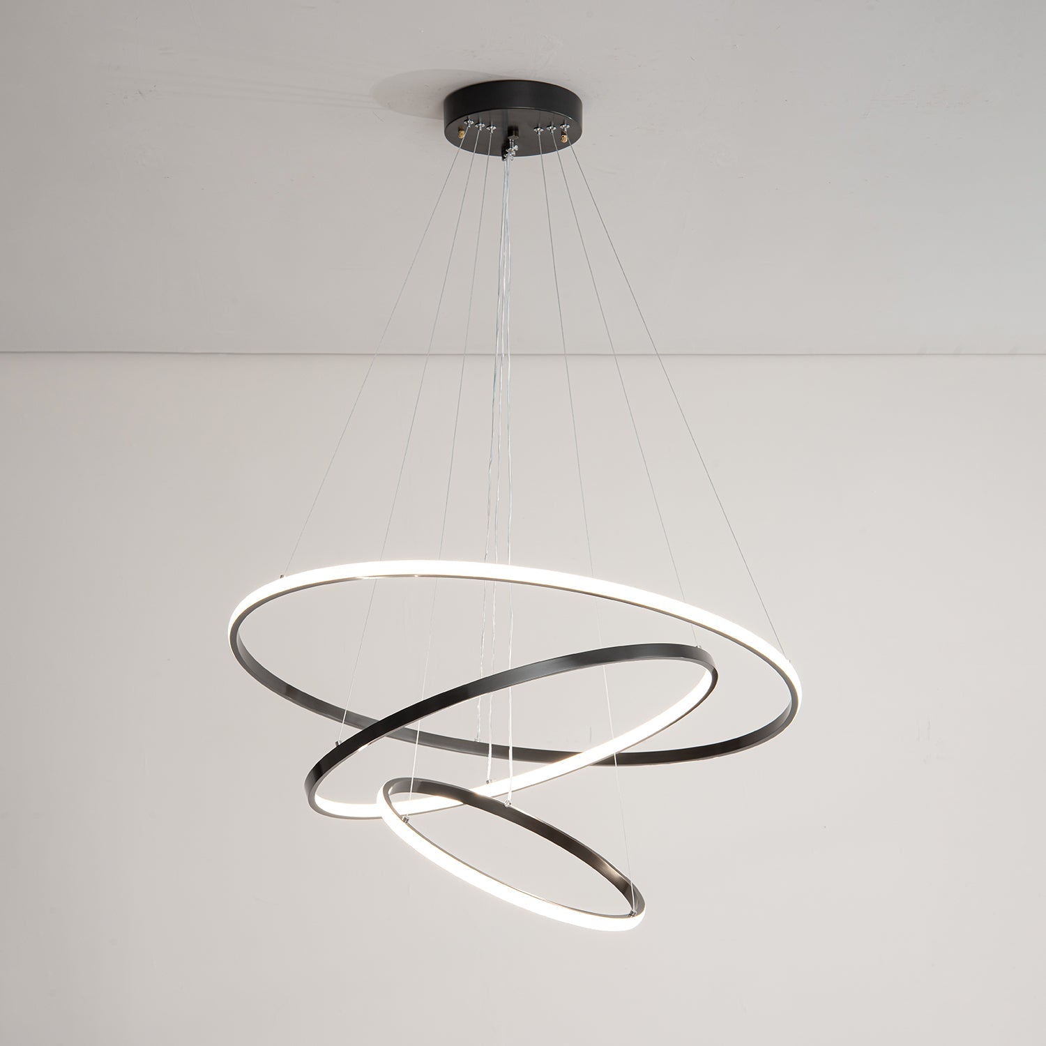 Orrery Rings Chandelier - Blowlighting